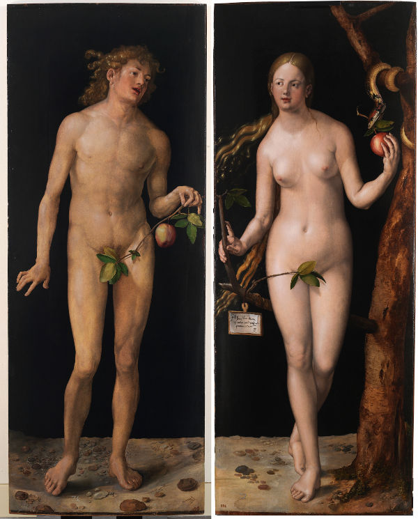 Zum Vergrößern auf das Bild klicken Adam und Eva