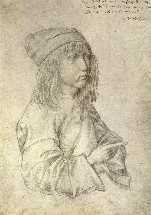 Selbtsportrait Albrecht Dürer 1484